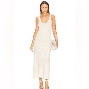 Enza Costa Slub Knit Tank Dress size small like new